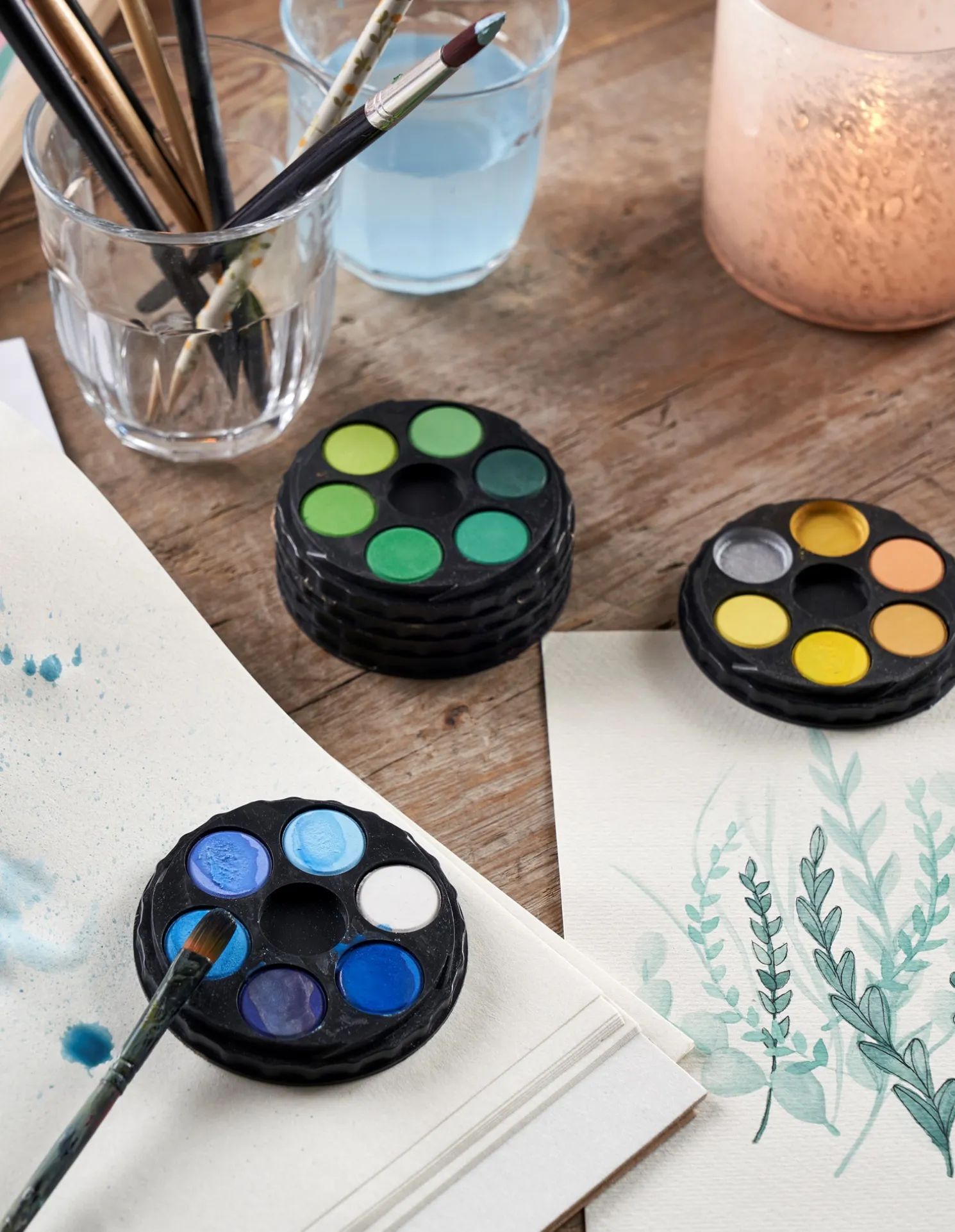 Aquarellfarben
