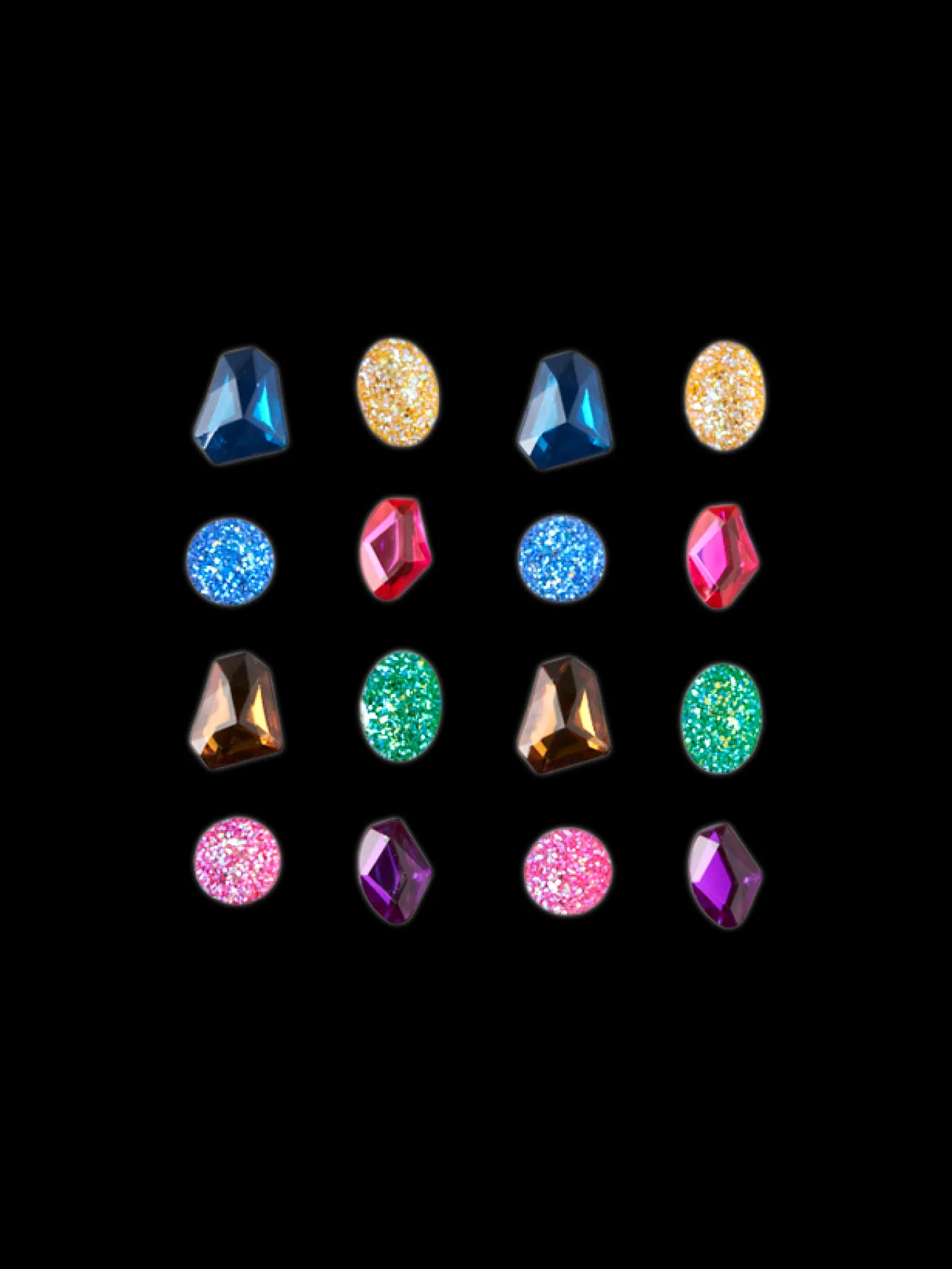 Glitzersteinaufkleber
