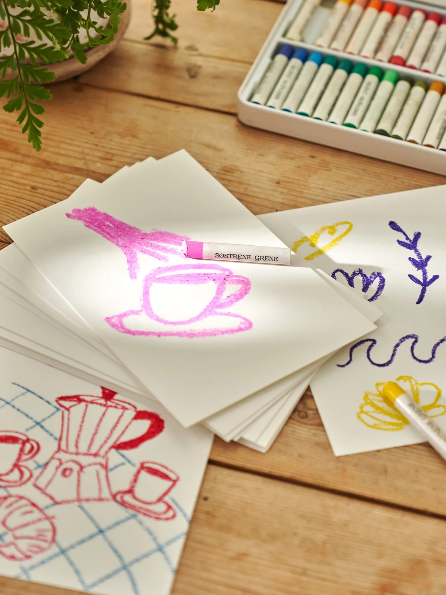 Ölpastell-Block