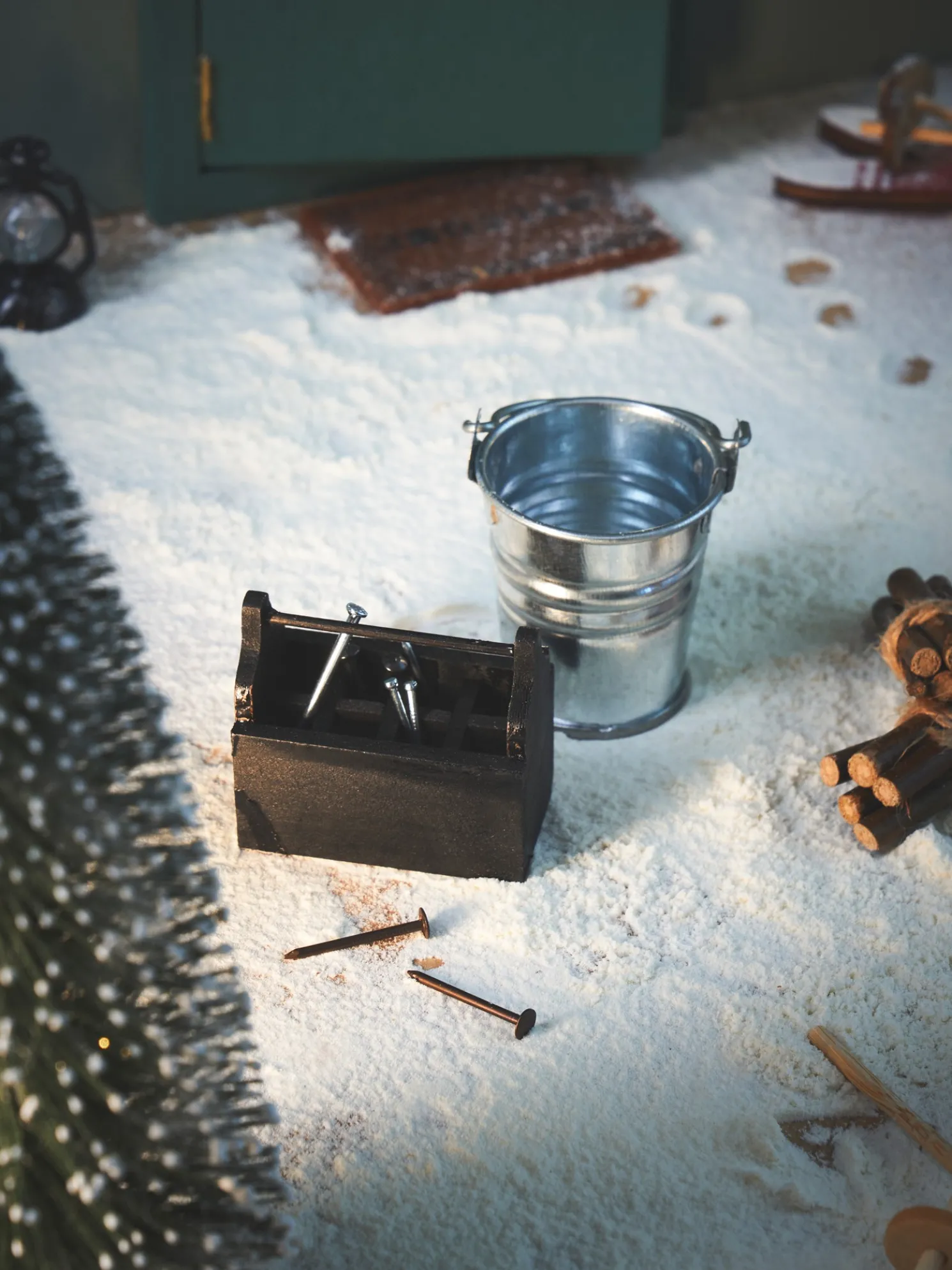 Miniatur-Molkerei-Set